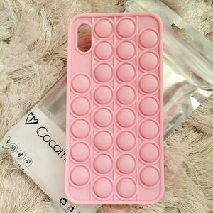 ✨5/$25✨Cocomii Sensory iPhone Xs Max 6.5 Case, Push Pop Fidget Toy, Pink